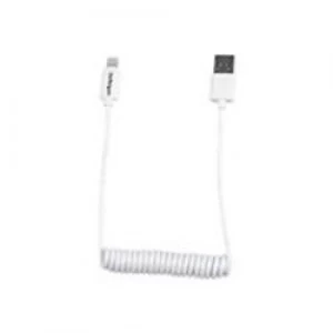 StarTech.com 2ft Coiled Lightning/USB Cable