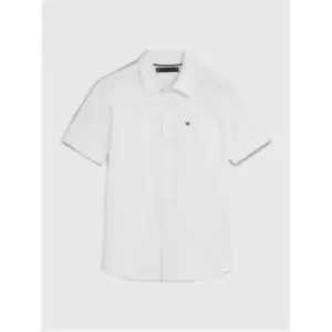 Tommy Hilfiger Stretch Oxford Shirt S/S - White