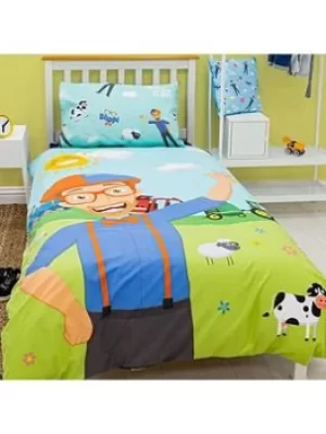 Blippi Digger Single Duvet Cover Set