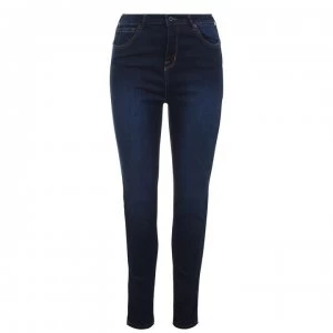 Jack Wills Fernham High Waist Jeans - Dark Indigo