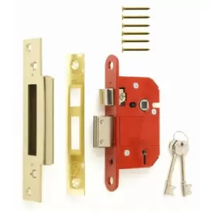 ERA BS High Security Fortress 5 Lever Sashlock 76mm - Brass - Brass