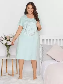 Yours Dumbo Snoozing Nightdress - Blue Size 30-32, Women