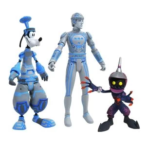 Space Paranoids Tron Goofy And Soldier (Kingdom Hearts) Action Figure