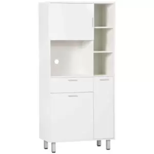 HOMCOM Freestanding Kitchen Storage Unit Cupboard Cabinets Drawers Shelf