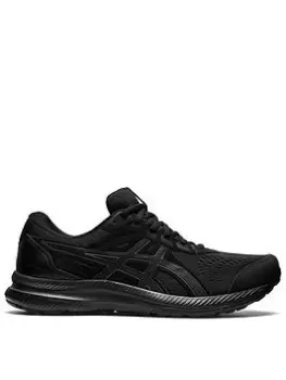 Asics Gel-Contend 8 - Black/Grey, Size 8.5, Men