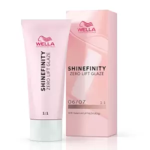 Wella Professionals Shinefinity Zero Lift Glaze - 06/07 Natural Deep Walnut 60ml