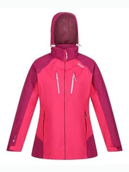 Regatta Calderdale IV Waterproof Shell Jacket - Pink, Size 12, Women