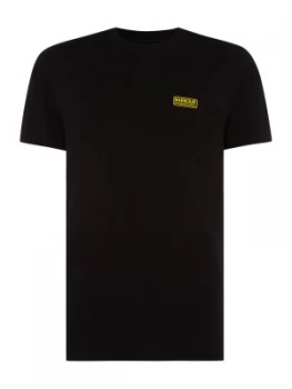 Mens Barbour International Small Logo T Shirt Black