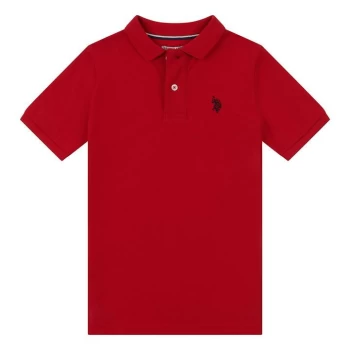 US Polo Assn Pique Polo Junior Boys - Red