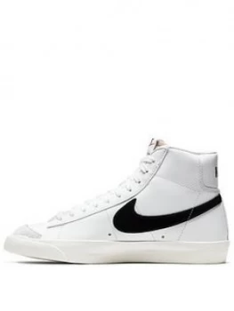 Nike Blazer Mid '77, White/Black, Size 8, Women