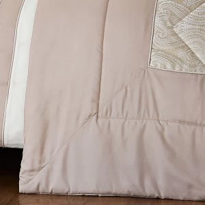 Catherine Lansfield Ornate Jacquard Cream Bedspread