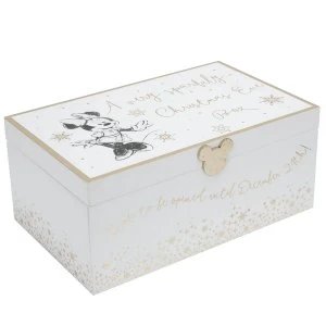 Disney Gold & White Minnie Mouse Christmas Eve Box