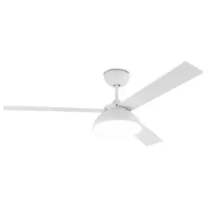 Faro rodas - LED White Ceiling Fan with dc Motor Smart - Remote Included, 3000K