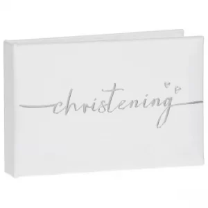 Modern Script Christening Album Small 6x4