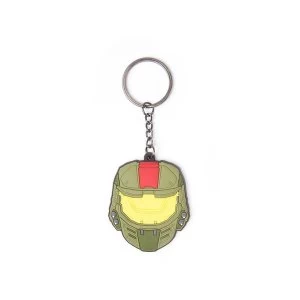 Halo Wars 2 Mask Pendant Rubber Keychain