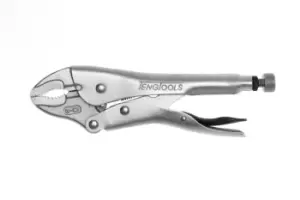 Teng Tools 401-7 7" Power Grip Pliers Plated/Round 38mm Capacity