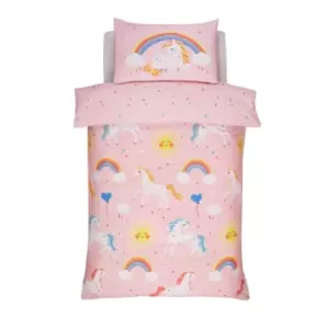 Rapport Home Furnishings Rapport Home Unicorns & Rainbows Duvet Set Multi Toddler