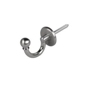 BQ Chrome Effect Zinc Alloy Hat Coat Hook