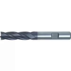 SwissTech 25MM HSS-Cobalt PM L/S Weldon High Helix End Mill TiAlN