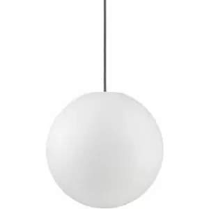 White pendant lamp SOLE 1 bulb