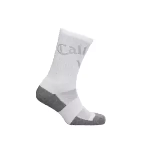 Callaway 2022 SOCKS Mens TOUR CREW WH/GRY S/M