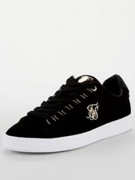 SikSilk Prestige Low Trainer - Black, Size 11, Men