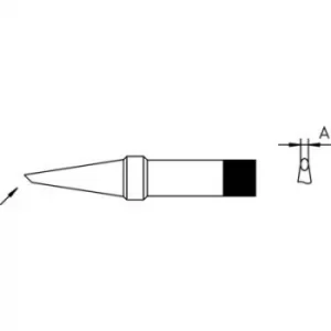 Weller 4PTBB9-1 Soldering tip Round, bevelled Tip size 2.4mm Content