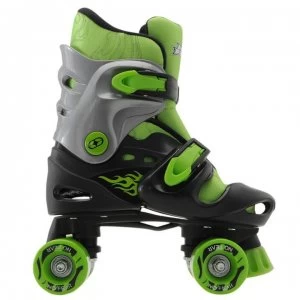 No Fear Quad Skates Junior - Black/Green