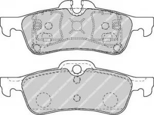 Ferodo FDB1676 Brake Pad Set Rear Axle Premier Car