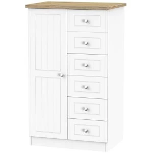 Robert Dyas Wilcox Ready Assembled Childrens Wardrobe - Porcelain Ash