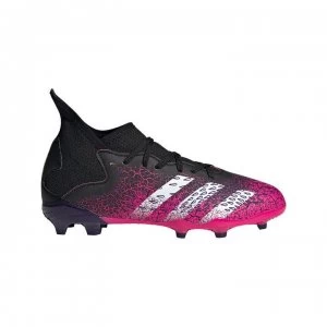 adidas Predator Freak .3 Junior FG Football Boots - Black/ShockPink