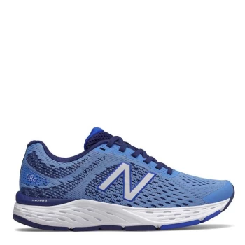 New Balance 680v6 Ladies Running Shoes - Blue/White