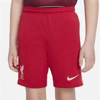 Nike Liverpool Home Shorts 2021 2022 Junior - Red