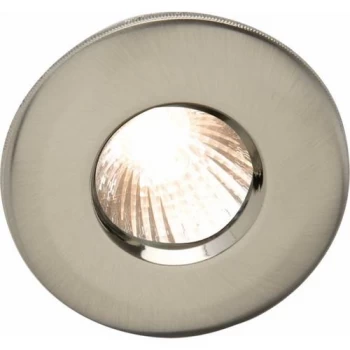 KnightsBridge IP65 Low Voltage MR16 Fire Rated Shower Downlight - Brushed Chrome