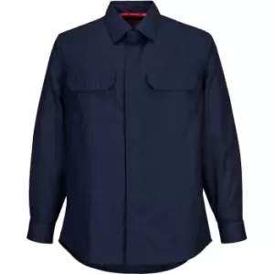 Portwest FR69 Bizflame Plus Chemical Shirt Navy 3XL