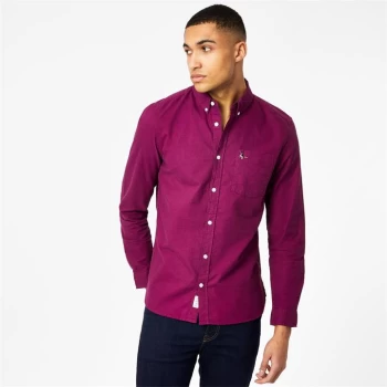 Jack Wills Wadsworth Plain Oxford Shirt - Iris