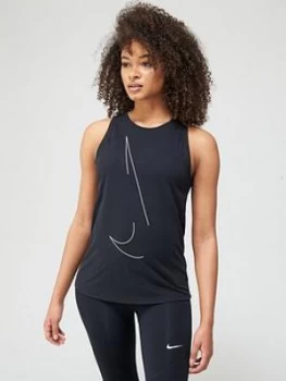 Nike Yoga Dri-FIT Cotton Tank - Black, Size L, Women