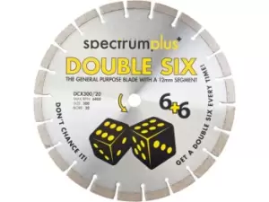 OX Tools DCX230/22 OX Spectrum Premium Double Six General Purpose Diamond Blade 230/22.23mm