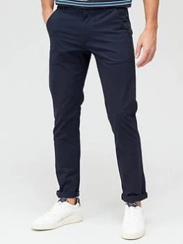 Farah Elm Slim Fit Chinos - Navy