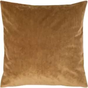 Furn - Camden Micro-Corduroy Velvet Cushion Cover, Tan, 50 x 50 Cm