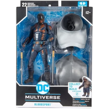 DC Multiverse Build-A 7" WV5 - Suicide Squad Bloodsport Action Figure