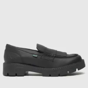 Kickers Black Kori Kilty Vegan Girls Youth Shoes