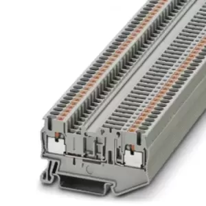 Phoenix Contact Grey PT 2.5-TG Disconnect Terminal Block, 26 12 AWG, 0.14 4mm, 400 V