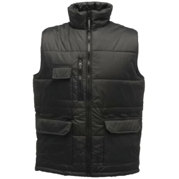 TRA803 Mens Steller Ripstop Black Large Body Warmer - Regatta