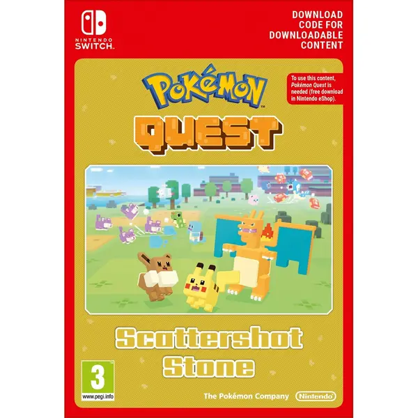 Pokemon Quest Scattershot Stone Nintendo Switch Game