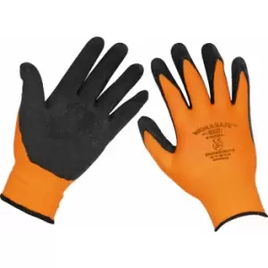 Loops - 120 pairs Latex Coated Foam Gloves - xl - Improved Grip Lightweight Safety