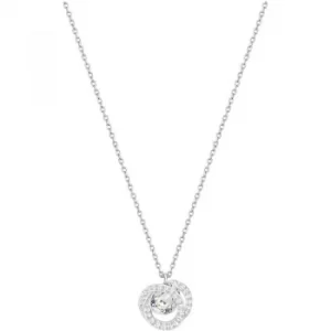 Ladies Swarovski Rhodium Plated Generation Necklace