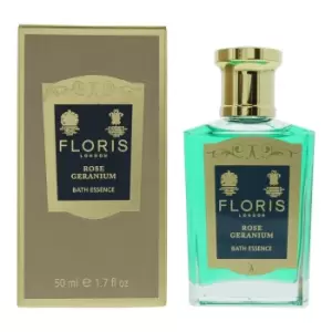 Floris Rose Geranium Bath Essence 50ml TJ Hughes