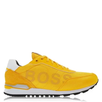 Hugo Boss Parkour Nylon Runner Trainers Yellow/White 747 Men