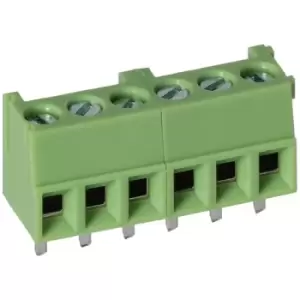 TruConnect 211794 3.5mm 6 Way Low Profile Rising Clamp Terminal Block